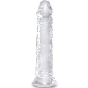 KING COCK - CLEAR PENE REALÍSTICO 19.7 CM TRANSPARENTE