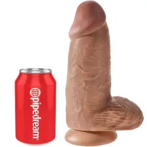 KING COCK - PENE REALÍSTICO CHUBBY 23 CM CARAMELO - vista 5