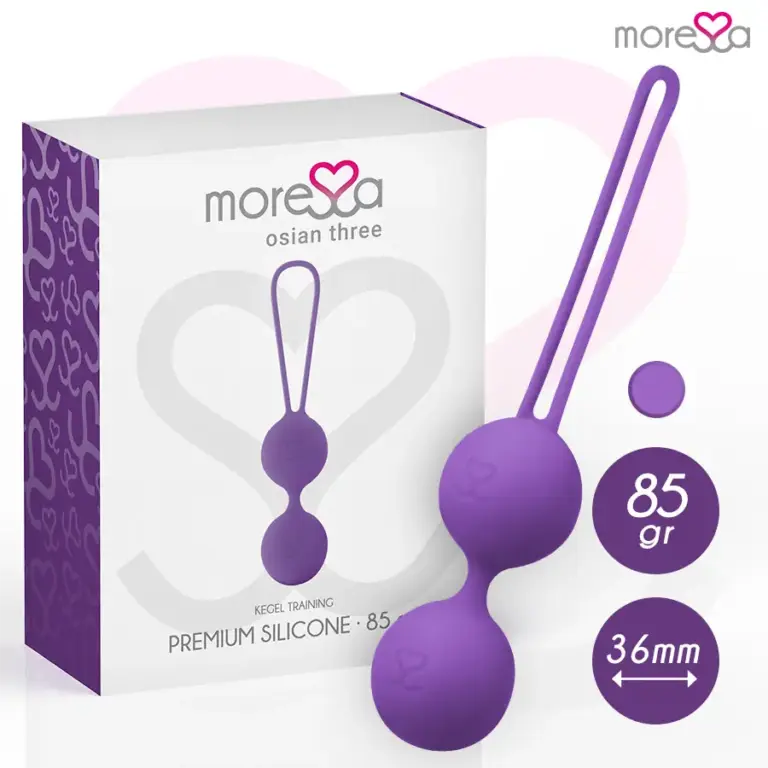 MORESSA - OSIAN THREE Entrenamiento Suelo Pélvico Premium Silicona - vista principal