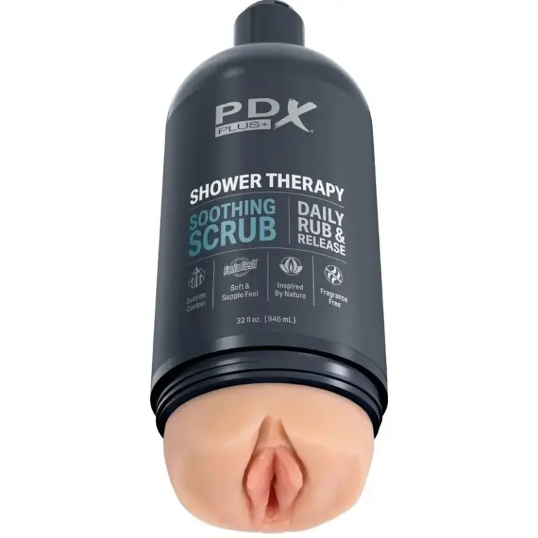 PDX PLUS - MASTURBADOR STROKER DISEÑO DISCRETO DE BOTE CHAMPU SOOTHING SCRUB - vista principal