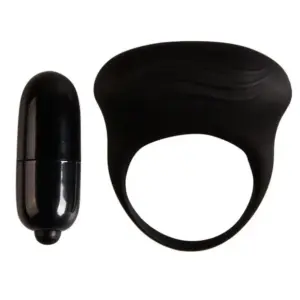 Pretty Love - Anillo Vibrador Negro Premium para Parejas