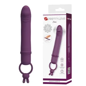 Pretty Love - Vibrador forma pene con anillo de sujeción premium