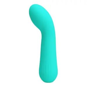 Pretty Love - Vibrador Punto G Recargable Verde Agua Premium