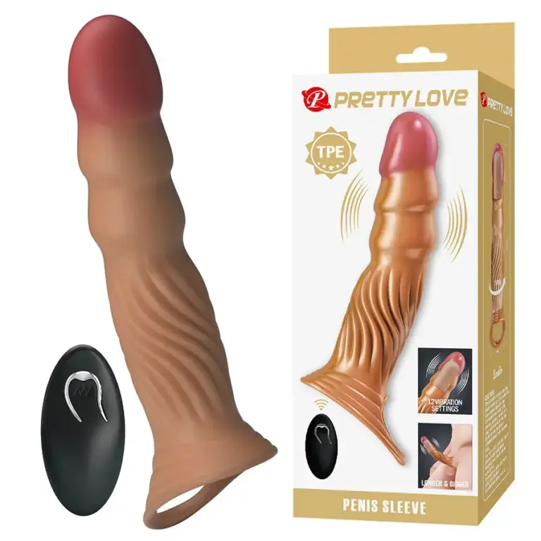 Pretty Love - Funda para Pene Vibrante Premium con Control Remoto