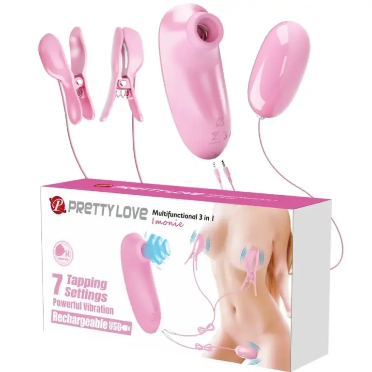 PRETTY LOVE - IMONIE SET MULTIFUNCIONAL 3 EN 1 CON SUCCIONADOR - vista principal