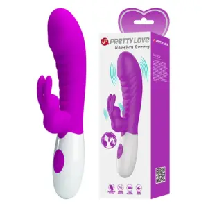 PRETTY LOVE - Vibrador Conejo Morado Premium con 30 Modos