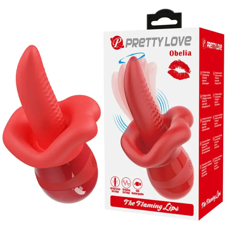 Pretty Love - Obelia Lengua Masturbadora Profesional con Movimiento Orbital