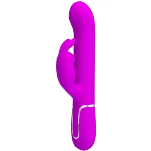 PRETTY LOVE - Vibrador Rabbit Violeta con Perlas Premium