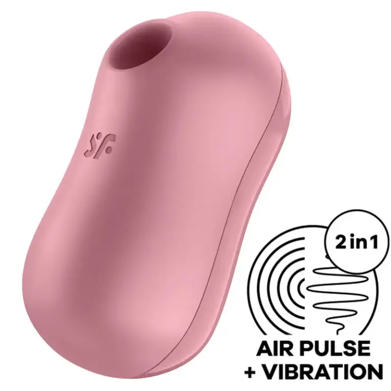 SATISFYER - Cotton Candy Estimulador Premium Rosa con 11 Modos