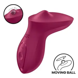 SATISFYER - Vibrador Lay-On Clítoris Exciterrr Fucsia Premium