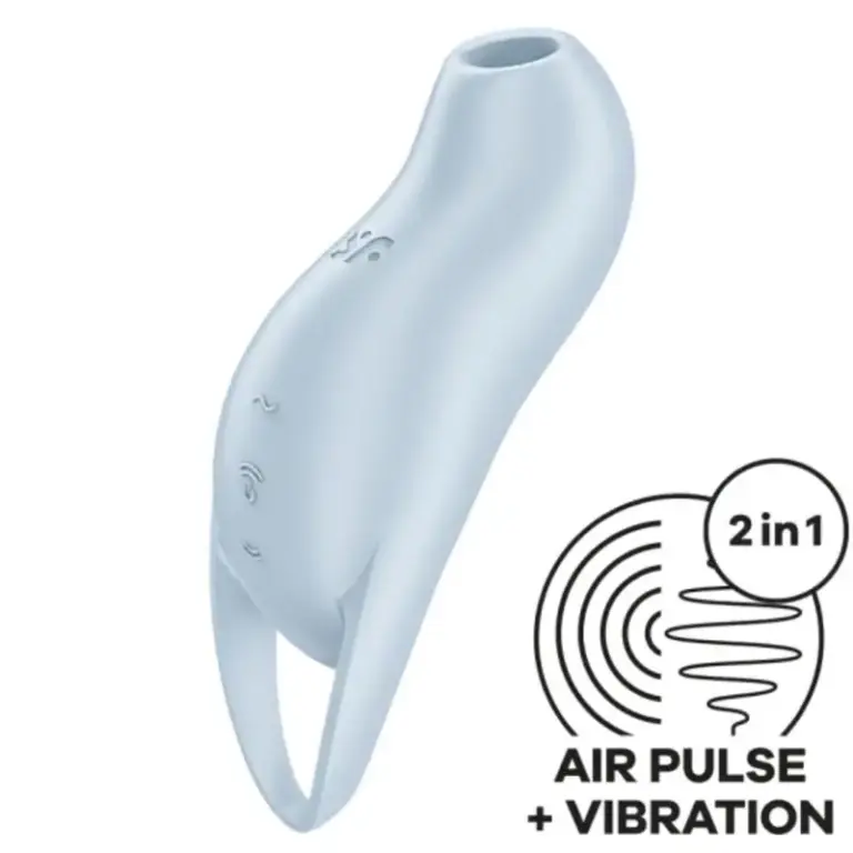 SATISFYER - POCKET PRO 1 ESTIMULADOR CLÍTORIS AZUL CLARO - vista principal
