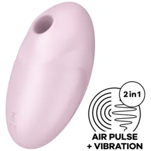 SATISFYER - VULVA LOVER 3 ESTIMULADOR Y VIBRADOR ROSA