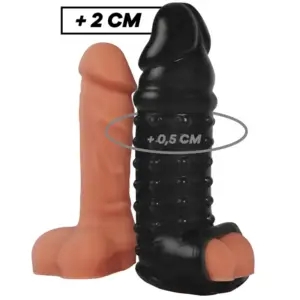 VIRILXL - Extensión y Funda de Pene Profesional V11 Negro