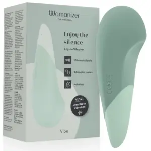 WOMANIZER - VIBE VIBRADOR LAY-ON SILENCIOSO VERDE CLARO
