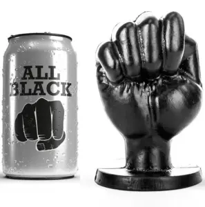 ALL BLACK - Buttplug Anal Profesional de 13 cm