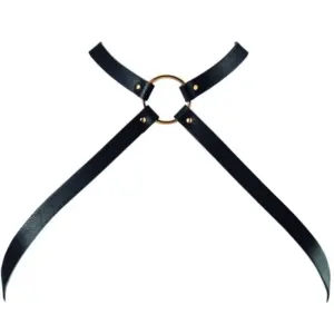 Bijoux Indiscrets - Harness Cruzado Black Premium Ajustable