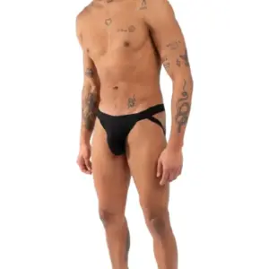 BURN - Jockstrap Doble Negro Original Premium