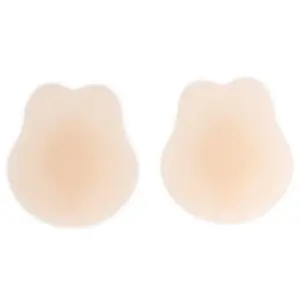 BYE-BRA - RABBIT SILICONE CUPS BEIGE SIZE XL