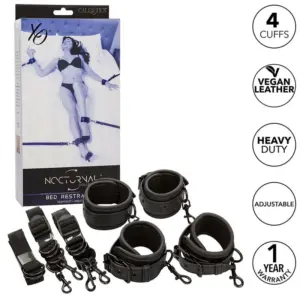 CALEXOTICS - Nocturnal Bed Restraints Premium Ajustables