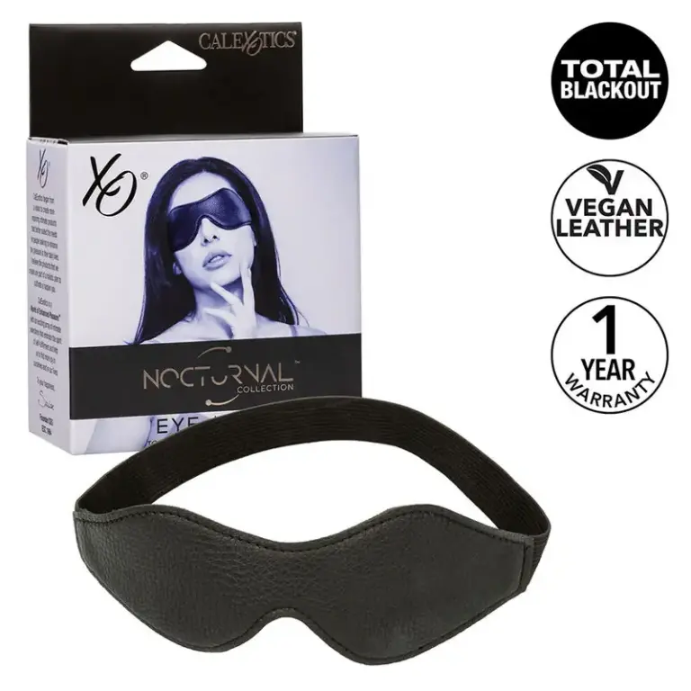 CALEXOTICS - Máscara Ocular PVC Leather Black Original - vista principal