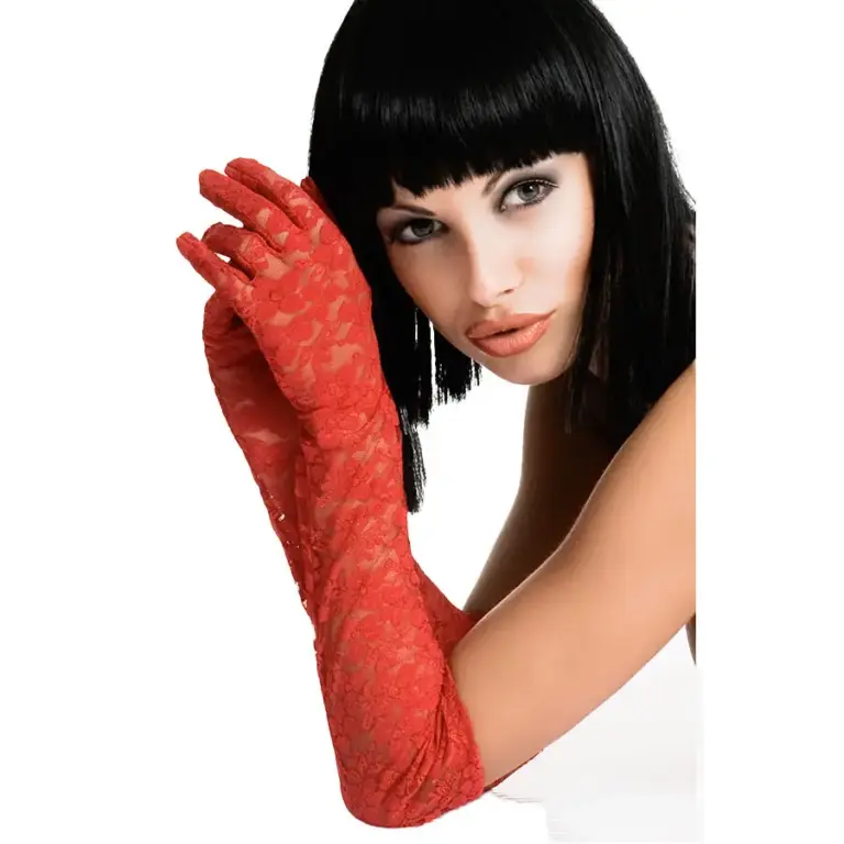 CHILIROSE - CR 3071 Guantes Rojos Elegantes y Sensuales - vista principal
