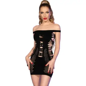 CHILIROSE - Vestido Sexy Seamless CR 4711 Black