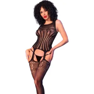 CHILIROSE - Bodystocking Negro CR 4855 S/M Original