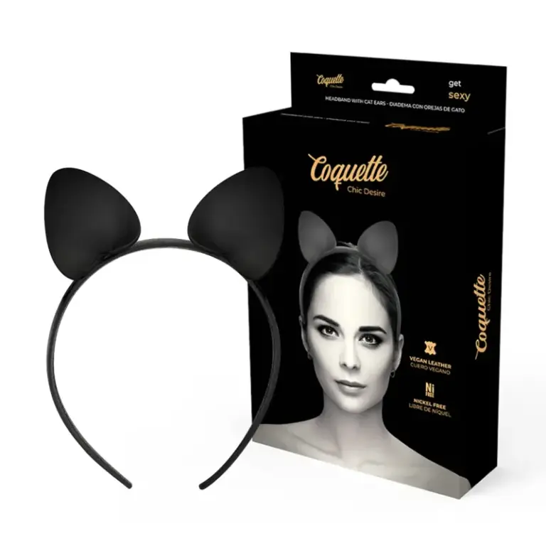 Coquette Chic Desire - Headband con Orejas de Gato Originales - vista principal