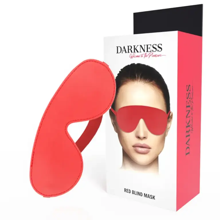 DARKNESS - Máscara Roja Premium para Placer y Misterio - vista principal