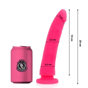 DELTA CLUB - Dildo Pink Profesional de Silicona Médica 20 cm