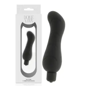 DOLCE VITA - G-Spot Vibrador Premium de Silicona Negro