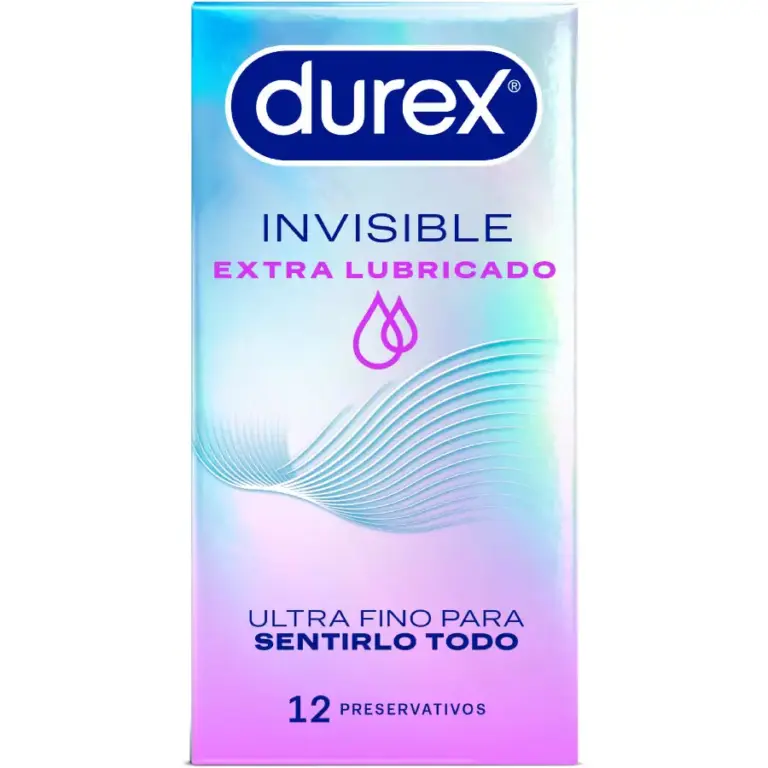 DUREX - EXTRA LUBRICATED INVISIBLE CONDOMS 12 UNITS - vista principal