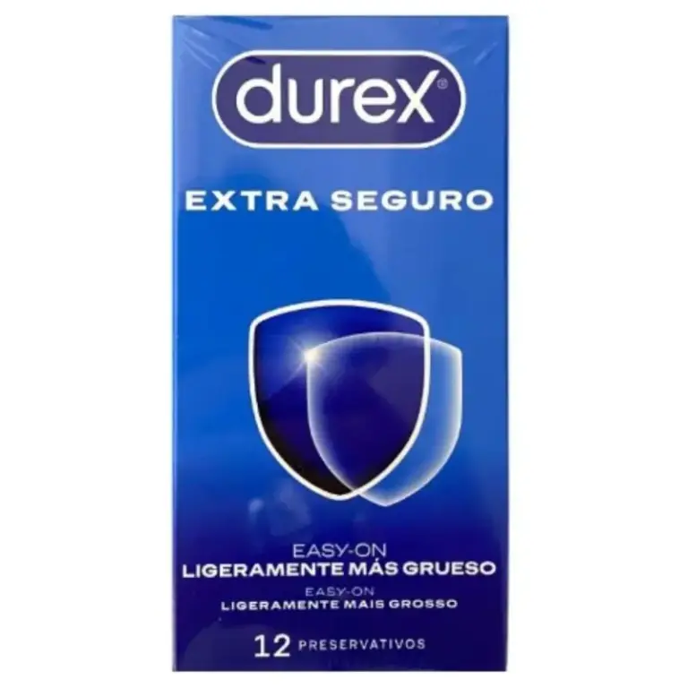 DUREX - Preservativos Extra Seguro 12 Unidades Premium - vista principal