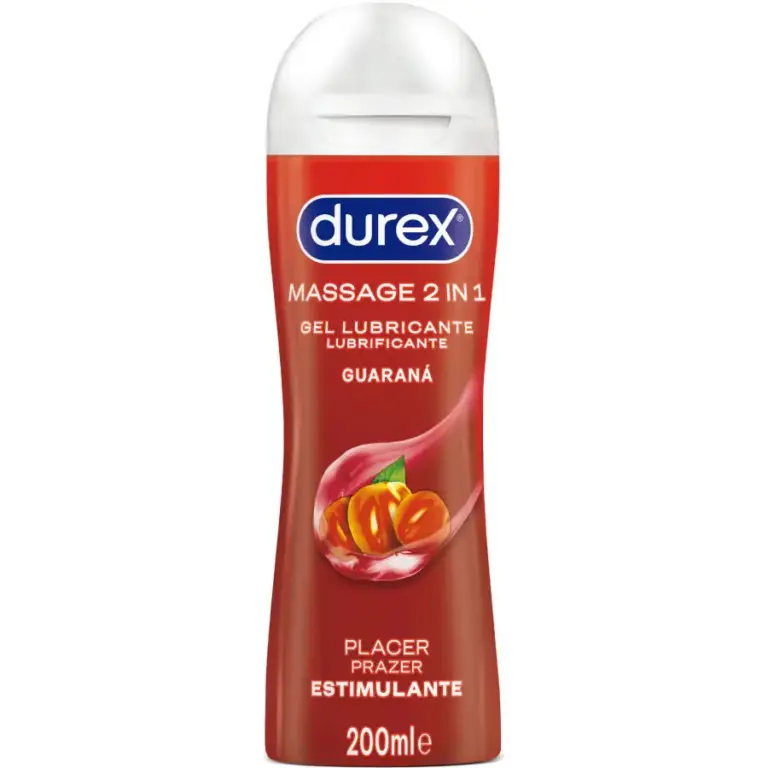 DUREX - Gel Lubricante Estimulante Guarana 200 ML Premium