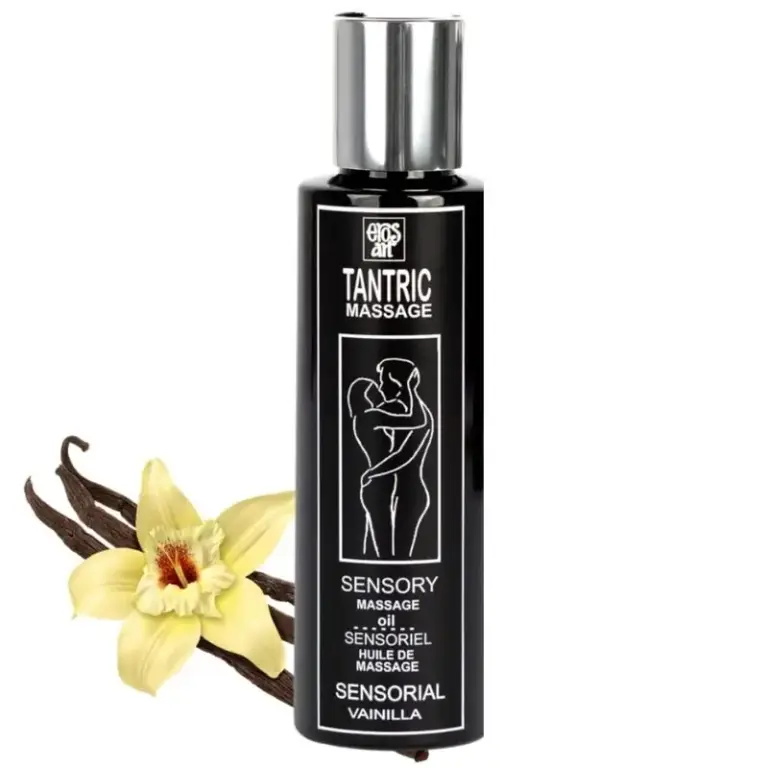 EROS-ART - Aceite de Masaje Tántrico Natural Premium con Vainilla 100 ml