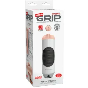 EXTREME TOYZ - Mega Grip Vagina Masturbator Vibrator Premium