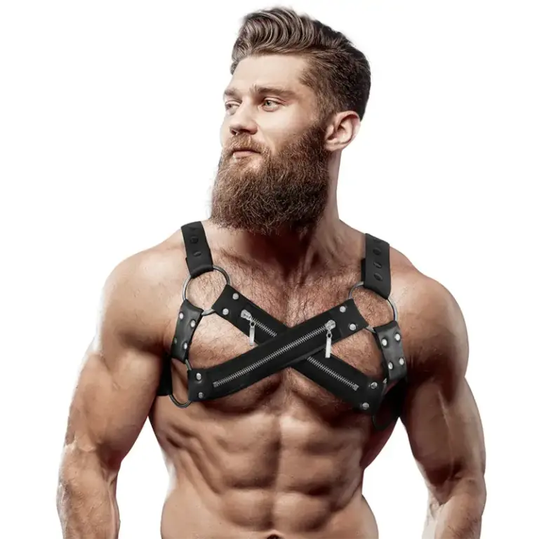 FETISH - Harness Ajustable Bulldog Neopreno Premium - vista principal