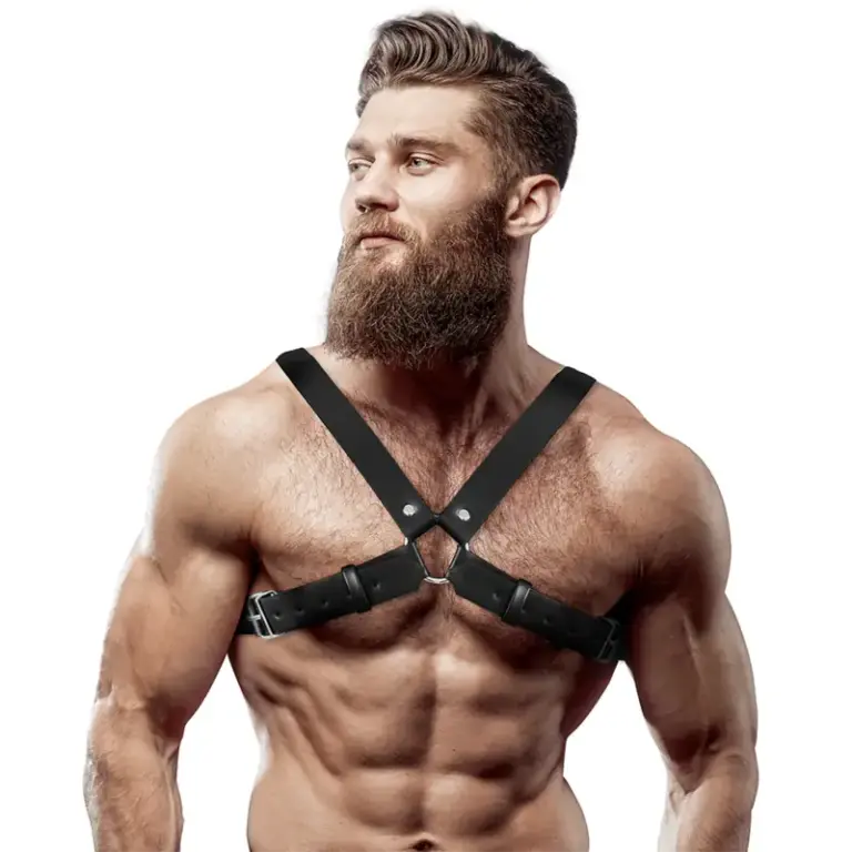FETISH - Arneses de Cuero Ecológico Ajustable para Hombre - vista principal