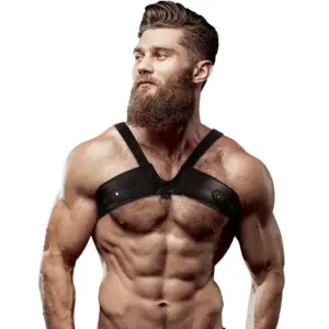 Fetish - Chest Harness Eco-Leather para Hombres - Ajuste Perfecto
