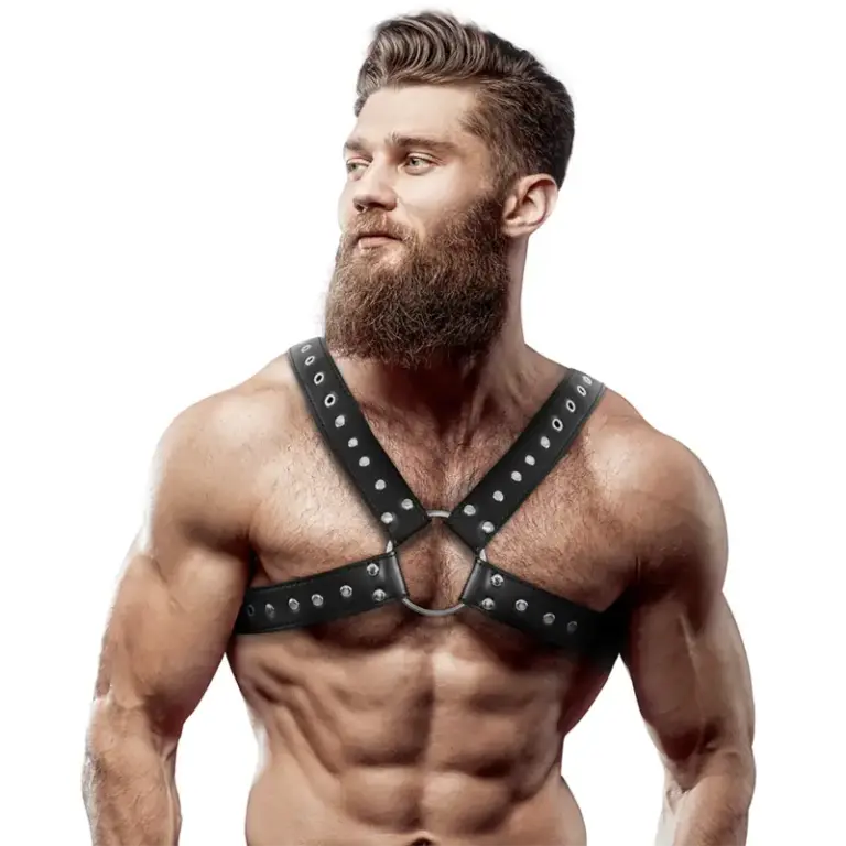 Fetish - Chest Harness Eco-Leather Premium Ajustable - vista principal