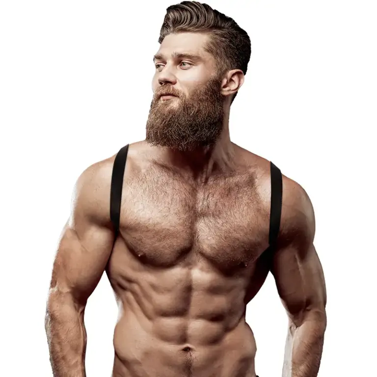 FETISH - Arnés de Cuero Ecológico para Hombres | Diseño Exclusivo - vista principal