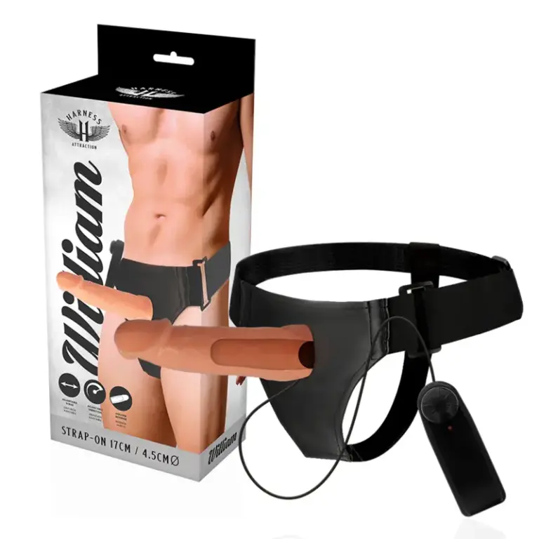 Harness Attraction - Arnes Hueco con Vibrador Premium 17 cm - vista principal
