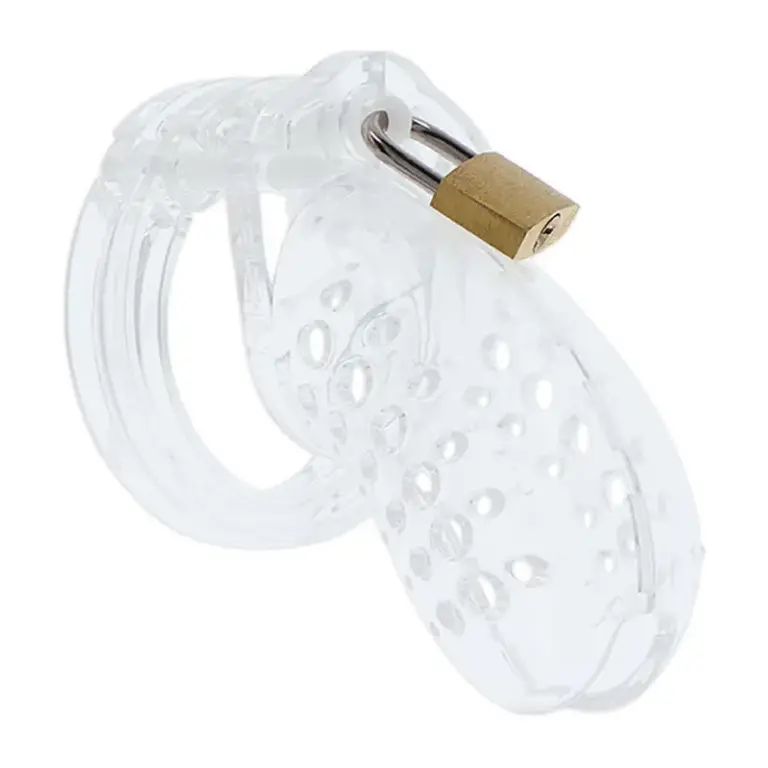 HIDDEN DESIRE - Chastity Cock Cage Acrílico Ajustable Premium - vista principal