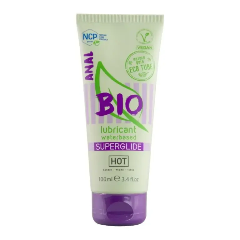HOT - Lubricante Anal Premium Bio 100 ML - Fórmula Orgánica