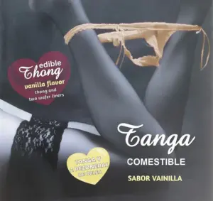 HOTFLOWERS - WAFER THONG Comestible Vanilla Premium