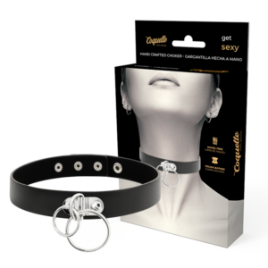 Coquette Chic - Double Ring Choker Vegano Original y Sexy