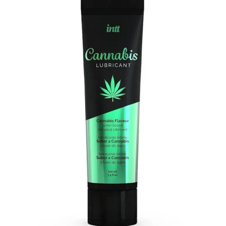INTT - Lubricante Intimo Premium con Sabor Cannabis 100ml - vista principal