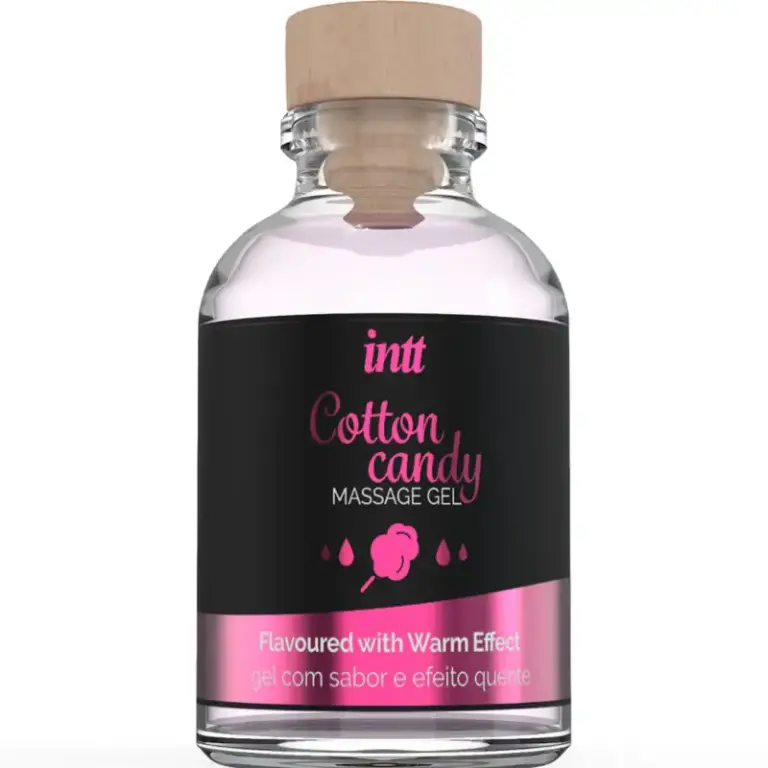 INTT - Gel de Masaje y Sexo Oral Sabor Nube de Algodón Calor