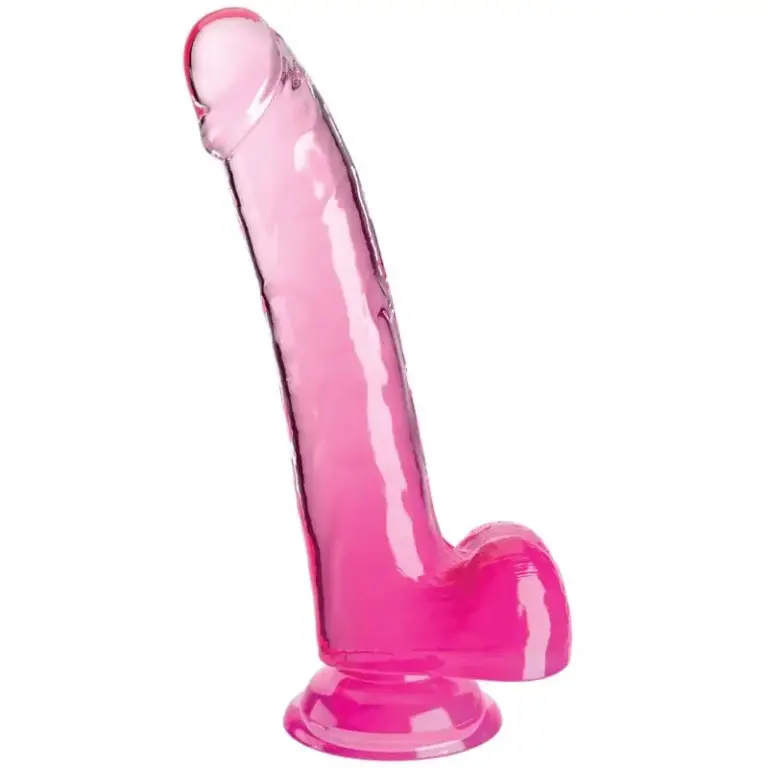 KING COCK - Dildo Transparente Realista 20.3 cm Premium - vista principal