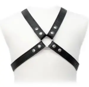 LEATHER BODY - Harness de cuero ajustable profesional para BDSM